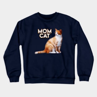 Mom cat Crewneck Sweatshirt